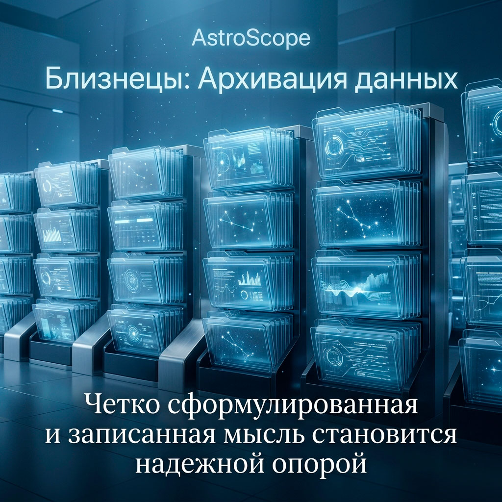 ♊ Близнецы, энергия 19 мая: Архивация данных
