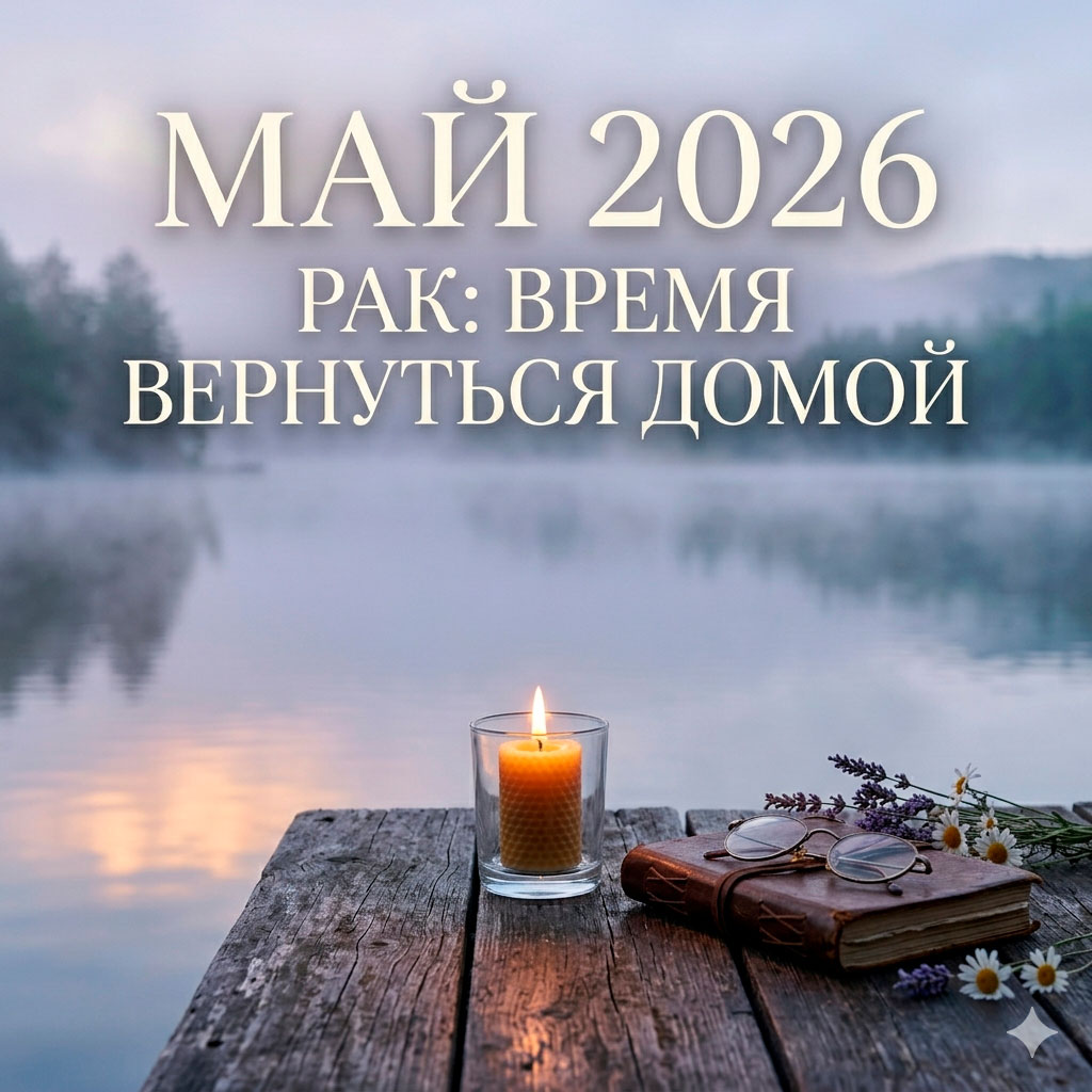 РАКИ: ВРЕМЯ ВЕРНУТЬСЯ ДОМОЙ. Почему май 2026 станет вашим самым глубоким месяцем?