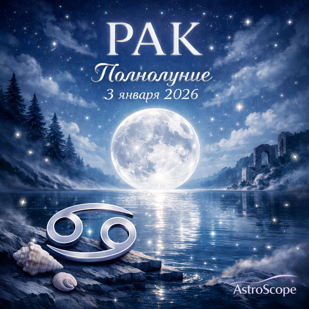 ♋ РАК Полнолуние 3 января 2026: возвращение к внутреннему дому