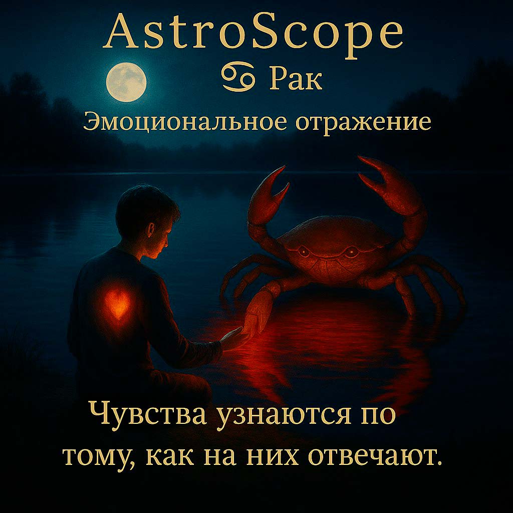 ♋ Рак: День эмоционального отражения