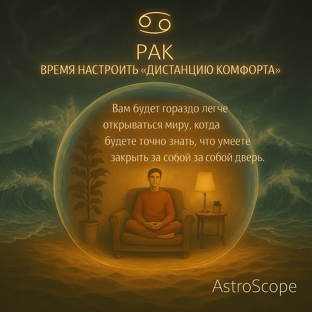 ♋️ Рак 13 февраля: время настроить «дистанцию комфорта»