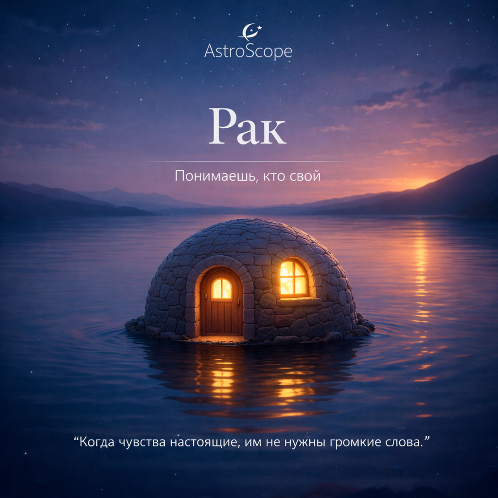 Рак 16 февраля: День обретения эмоциональной надежности и ясности