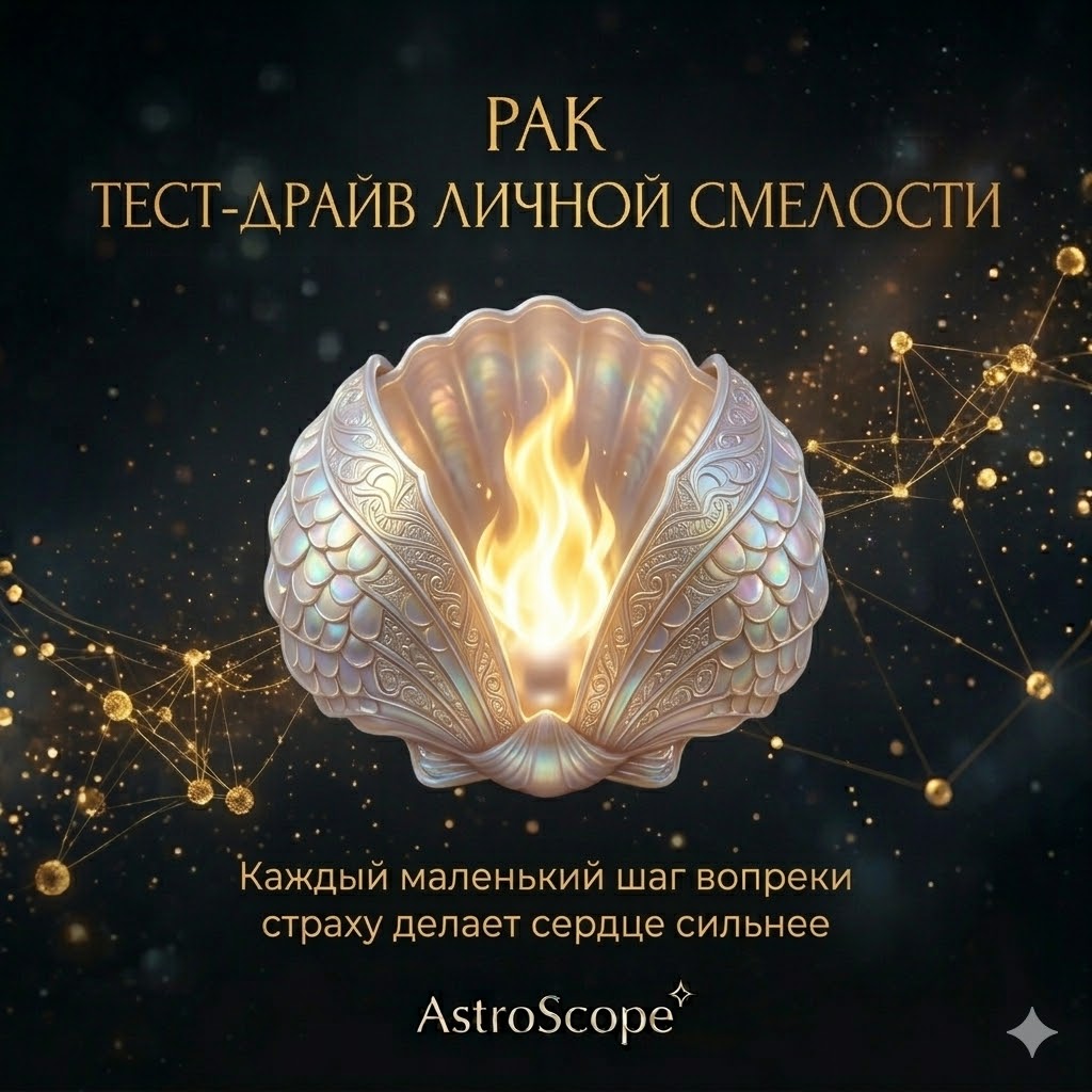 Гороскоп для Рака на 22 марта: Тест-драйв личной смелости