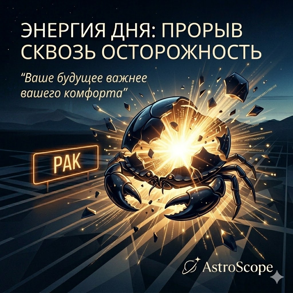 Гороскоп для Рака на 23 марта: Прорыв сквозь осторожность