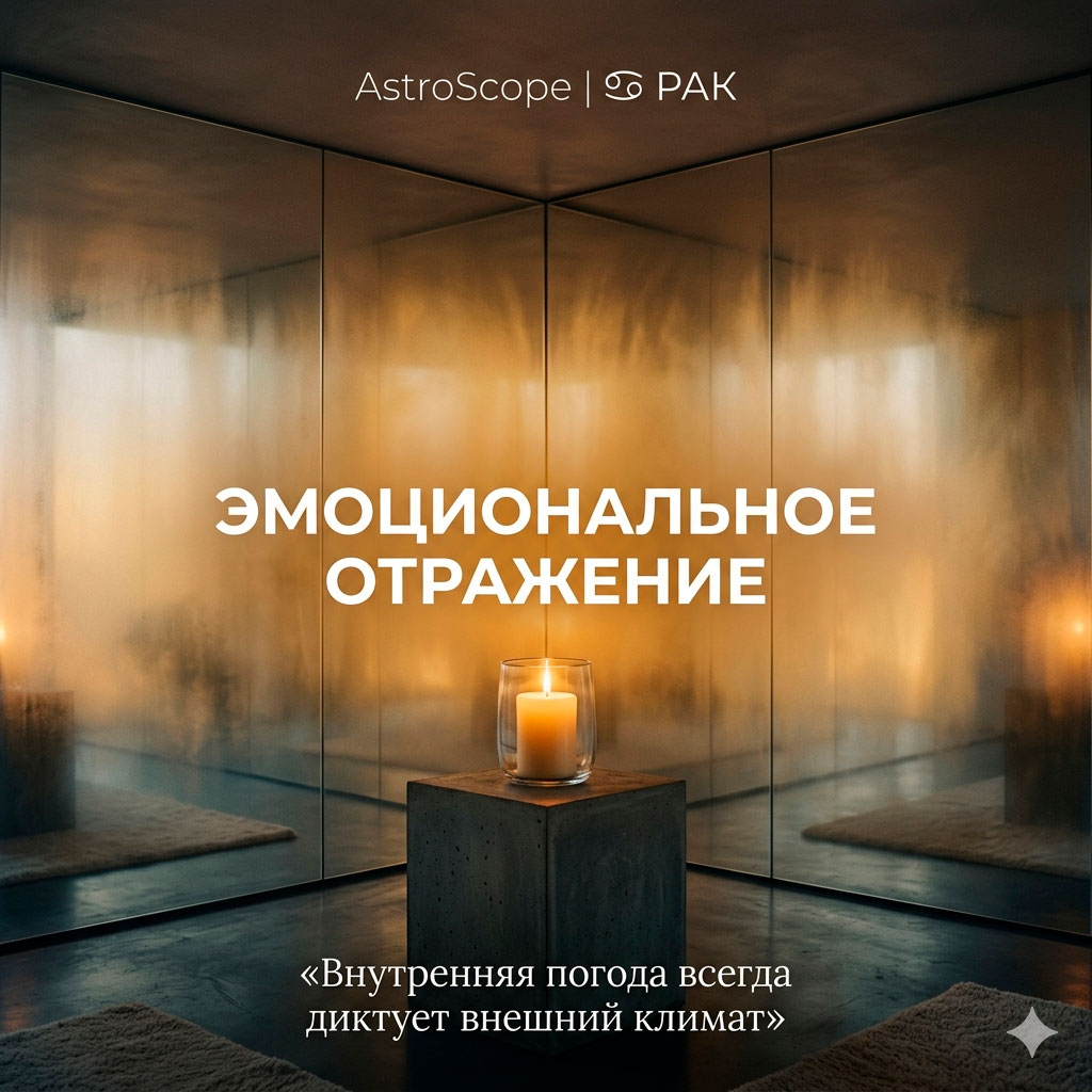 ♋ Рак 4 апреля: Эмоциональное отражение