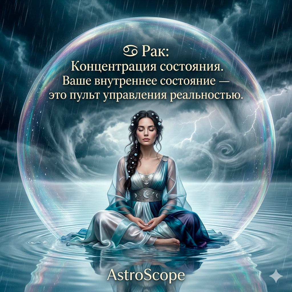♋ Рак 13 апреля: Концентрация внутреннего состояния