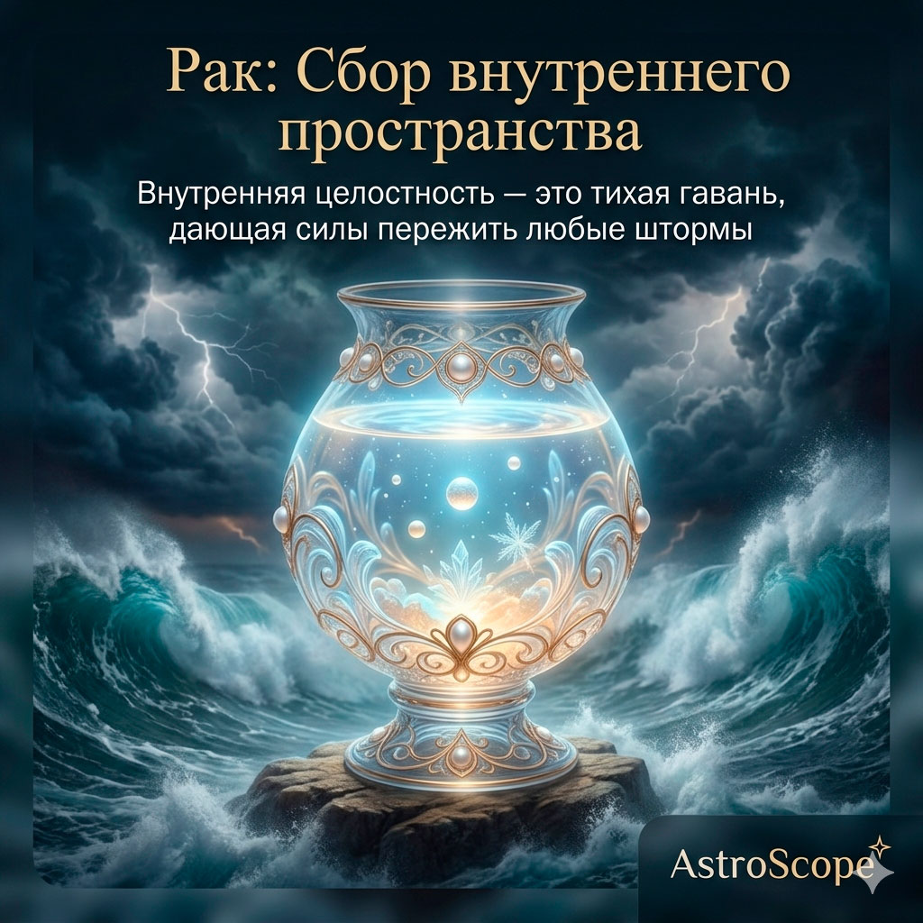 ♋ Рак, 17 апреля: Сбор внутреннего пространства