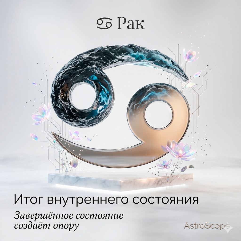 ♋ Рак, энергия 18 апреля: Итог внутреннего состояния