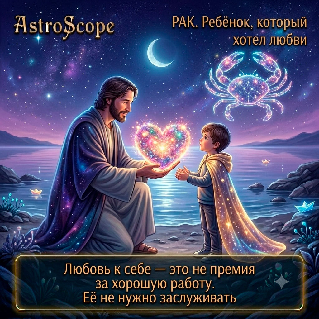 ♋ Рак, энергия 26 июня: Ребёнок, который хотел любви