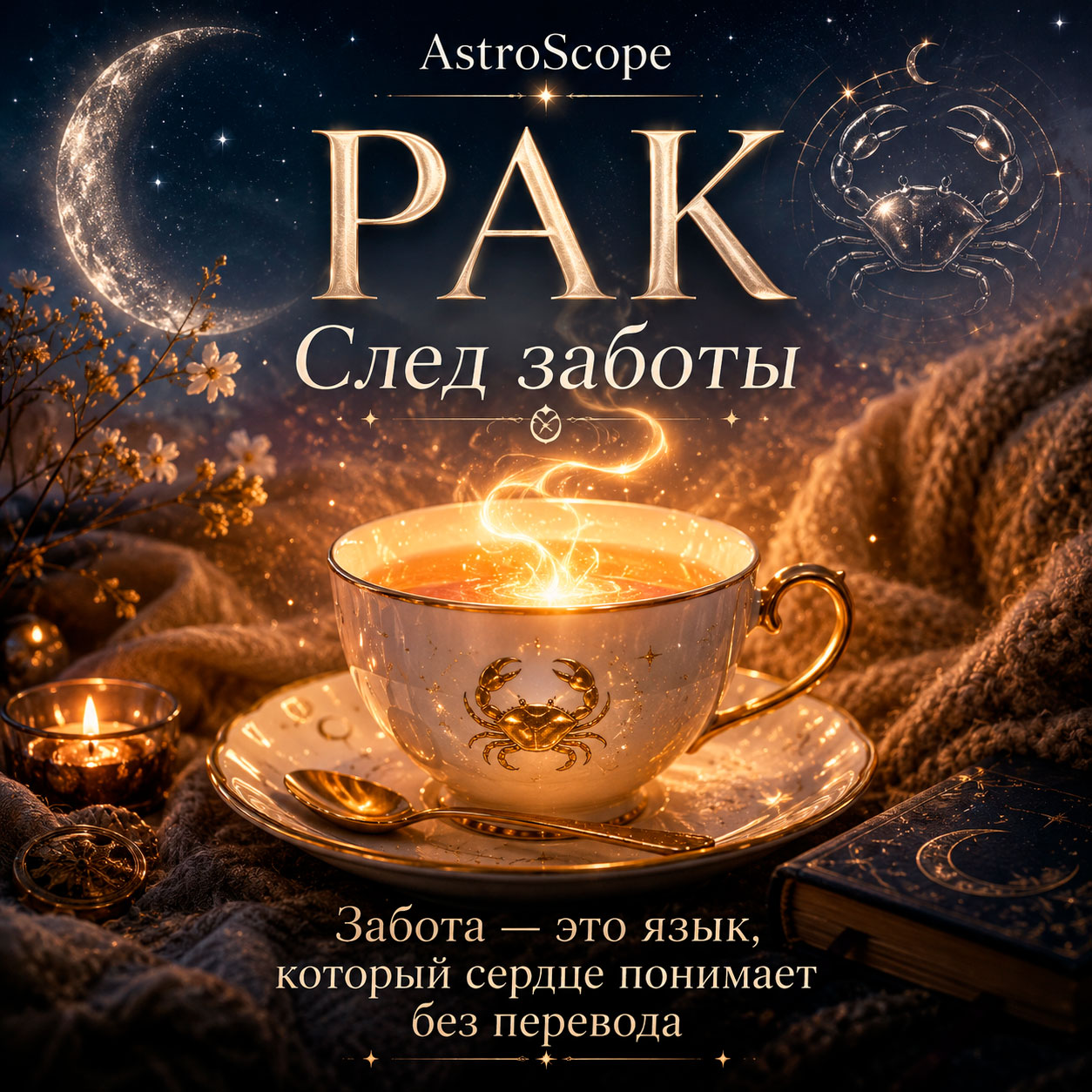 ♋ Рак, энергия 12 июля: След заботы