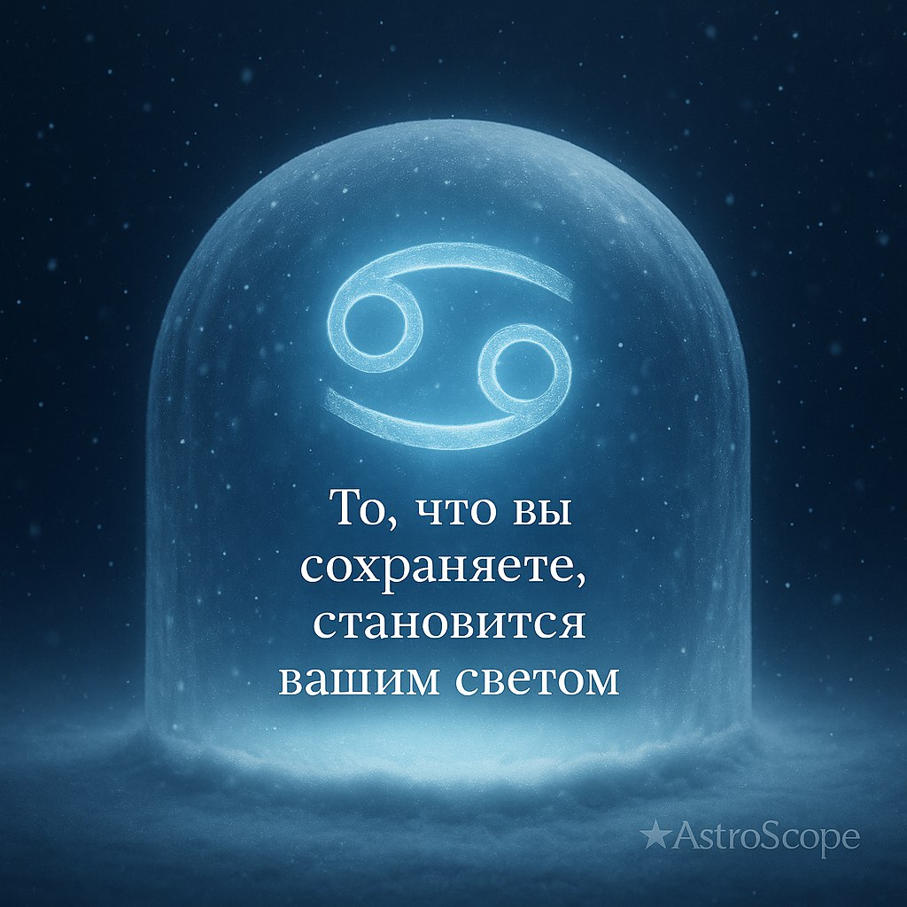 ♋ РАК — «Зимний купол защищённости»