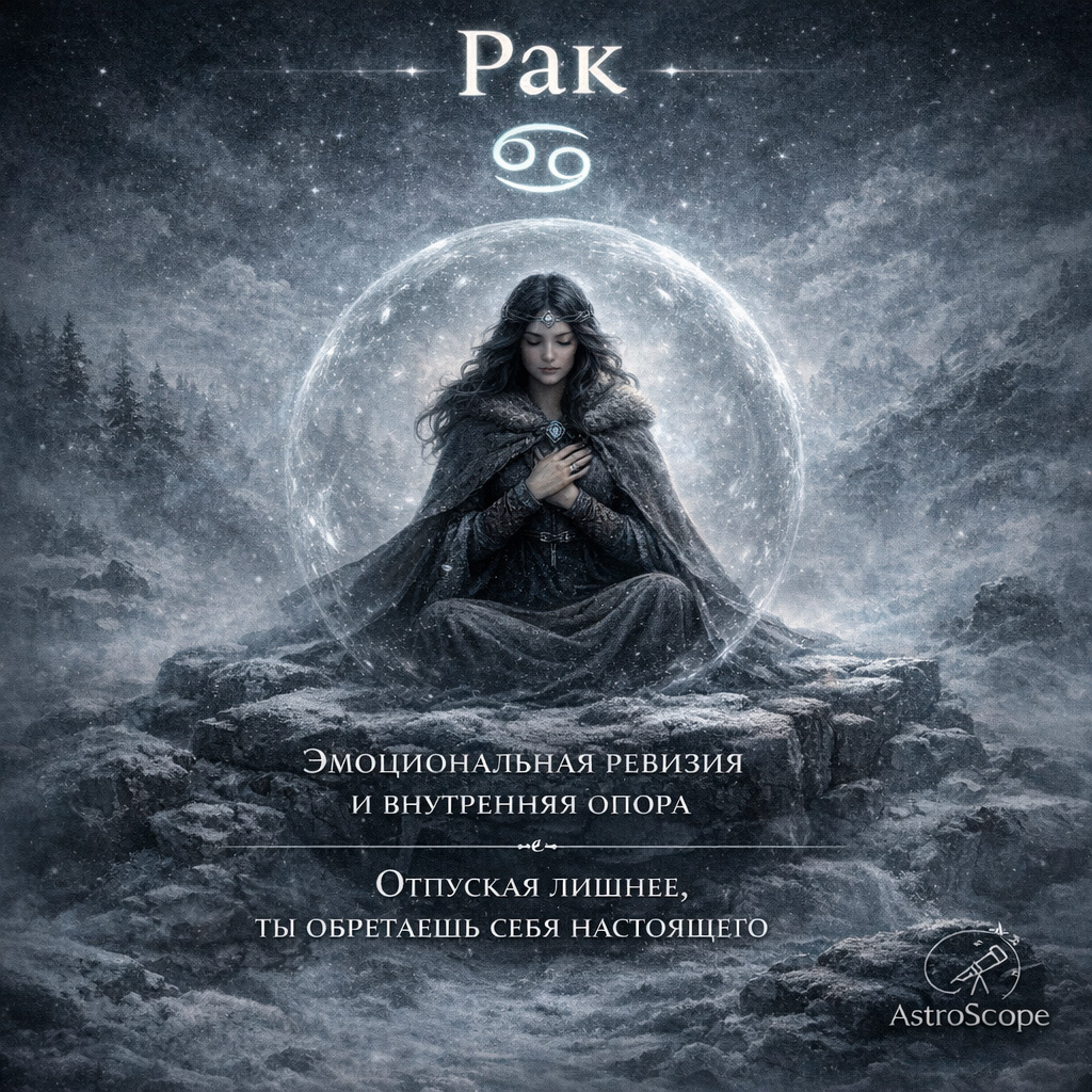 ♋ Рак — Эмоциональная ревизия и внутренняя опора