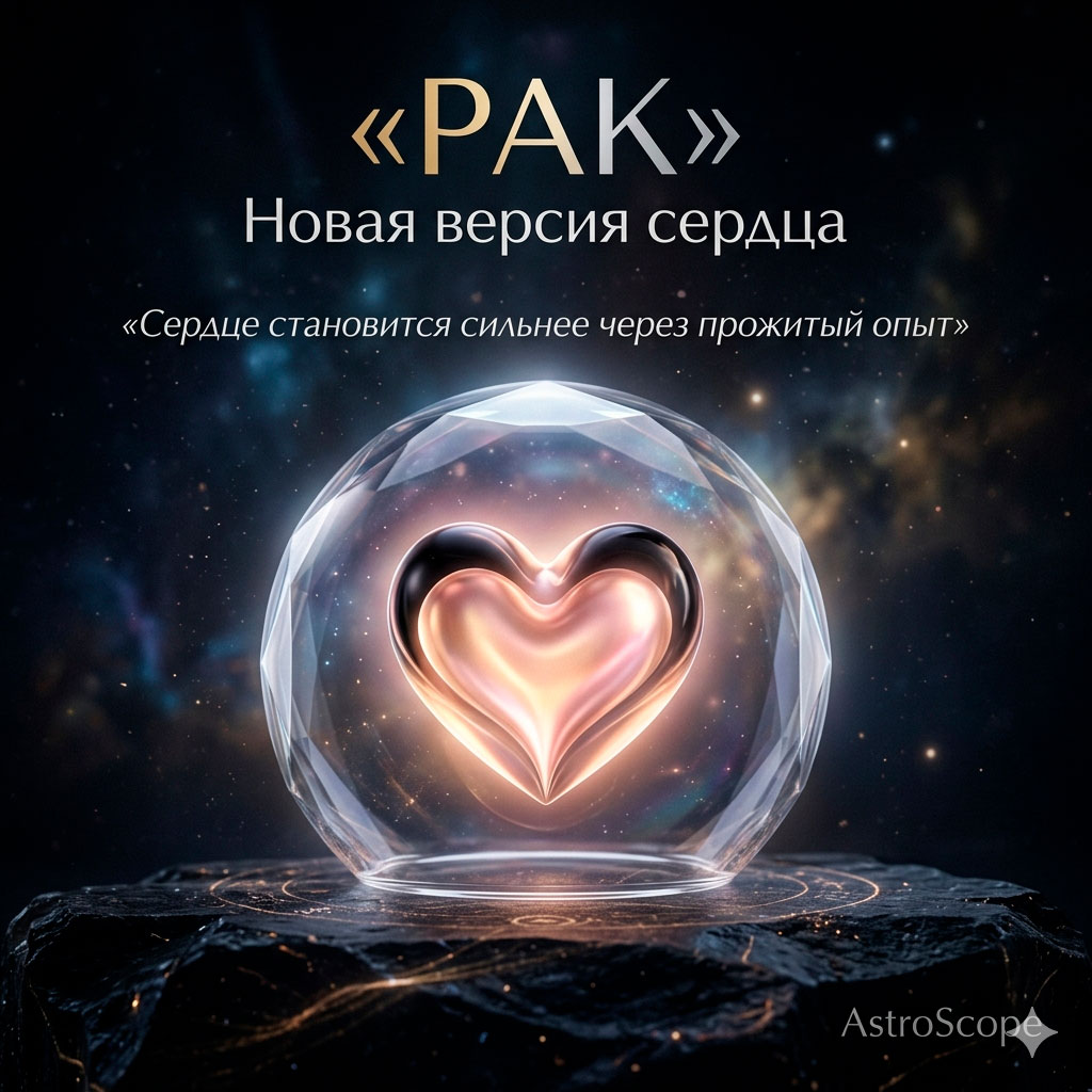 ♋ Рак, энергии 7 июня: Новая версия сердца