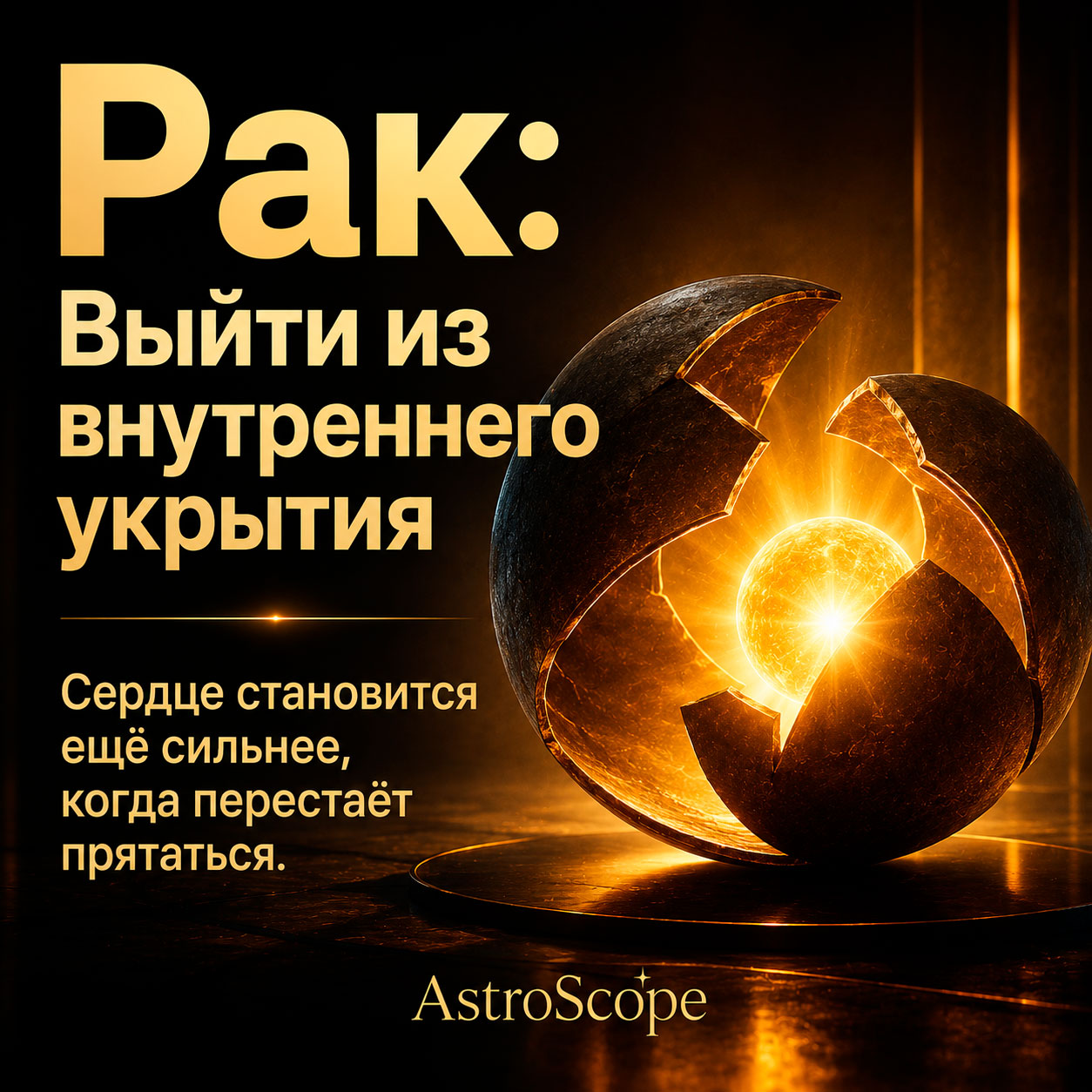 ♋ Рак, энергия 23 июля: Выйти из внутреннего укрытия