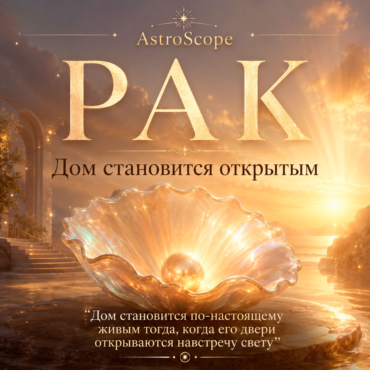 ♋ Рак, энергия 26 июля: Дом становится открытым