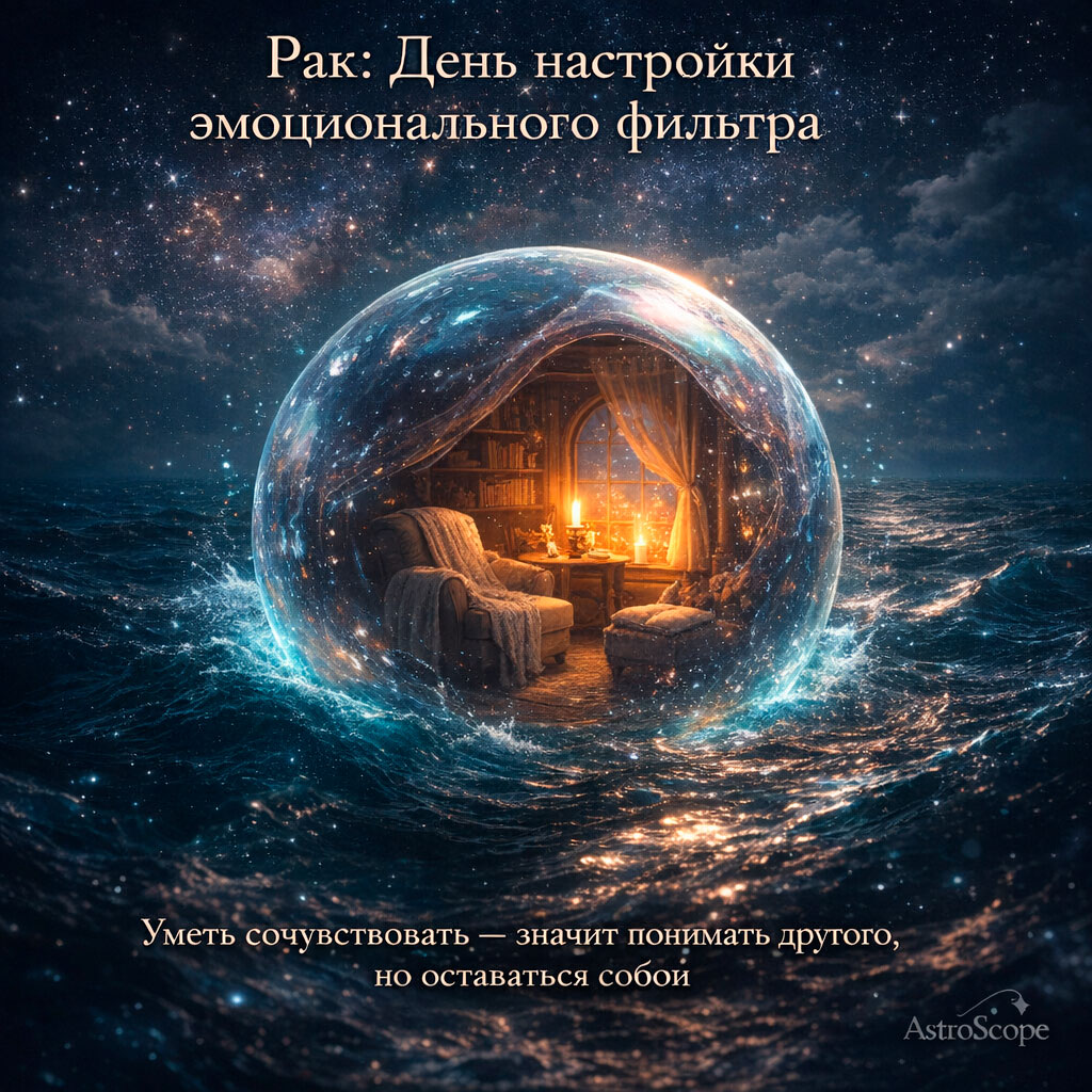 ♋ Рак 20 февраля: день настройки эмоционального фильтра