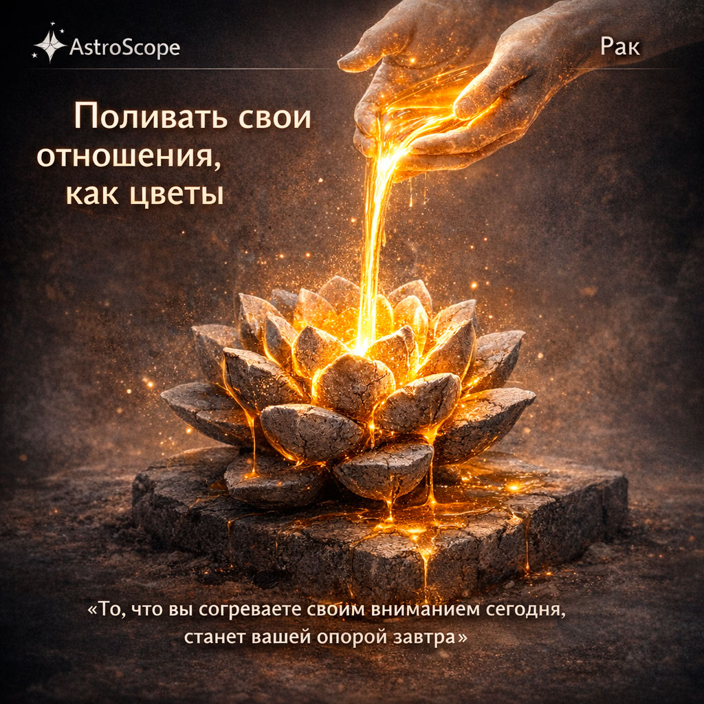 Рак 25 февраля: Как согреть своим вниманием будущее