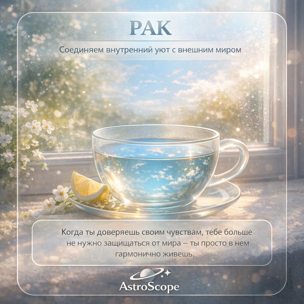 Рак 1 марта: Соединяем внутренний уют с внешним миром