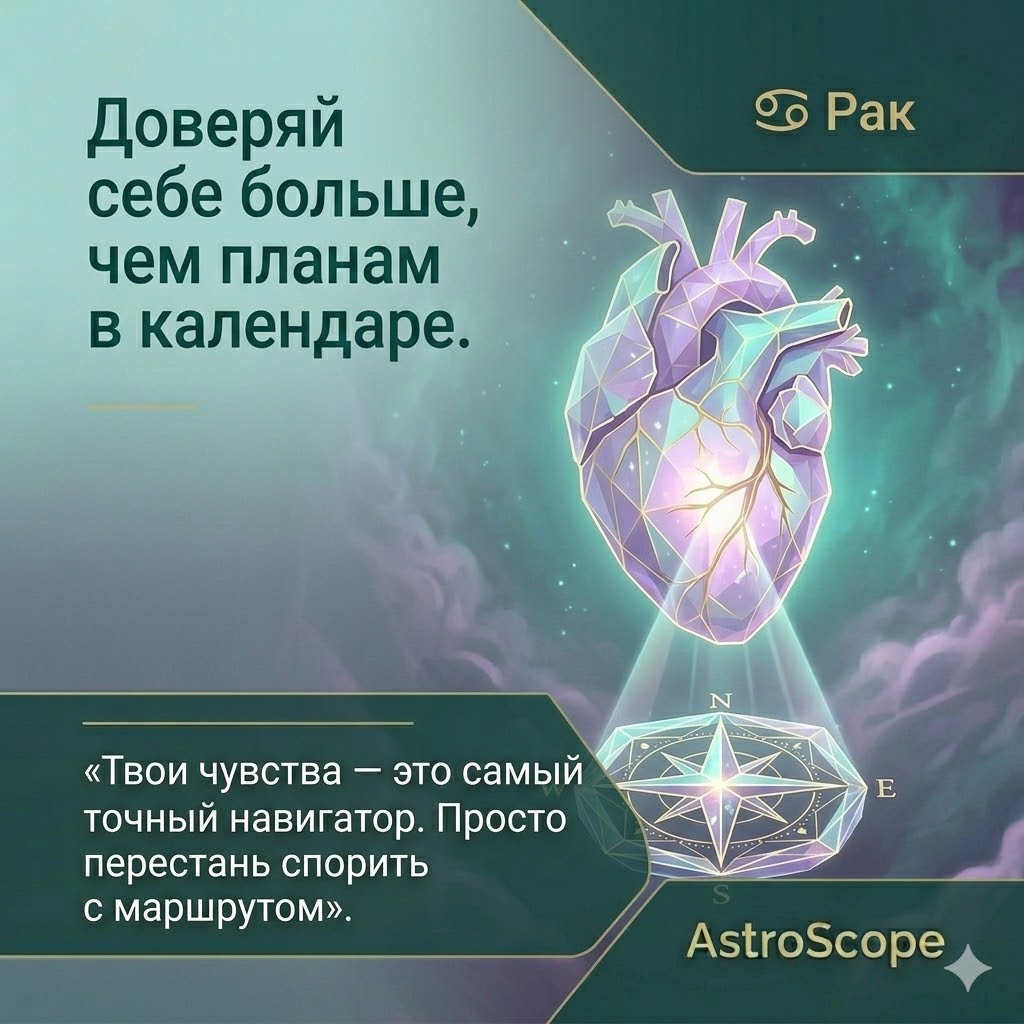 Энергетический прогноз для Рака на 7 марта: Доверяй своим чувствам