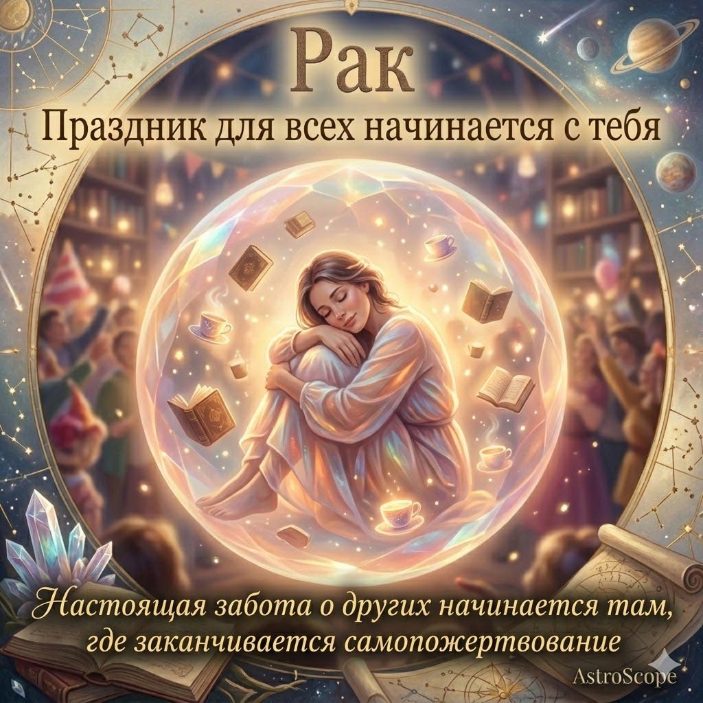 Рак 8 марта: Выберите себя, чтобы по-настоящему согреть других