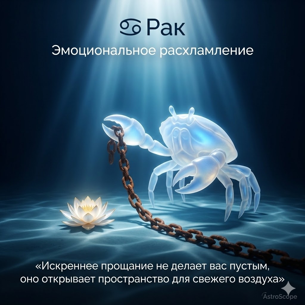 ♋ Рак 11 марта: Эмоциональное расхламление