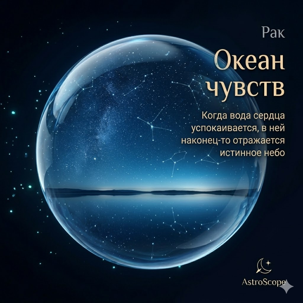 Рак 20 марта: Кристальная чистота сердца