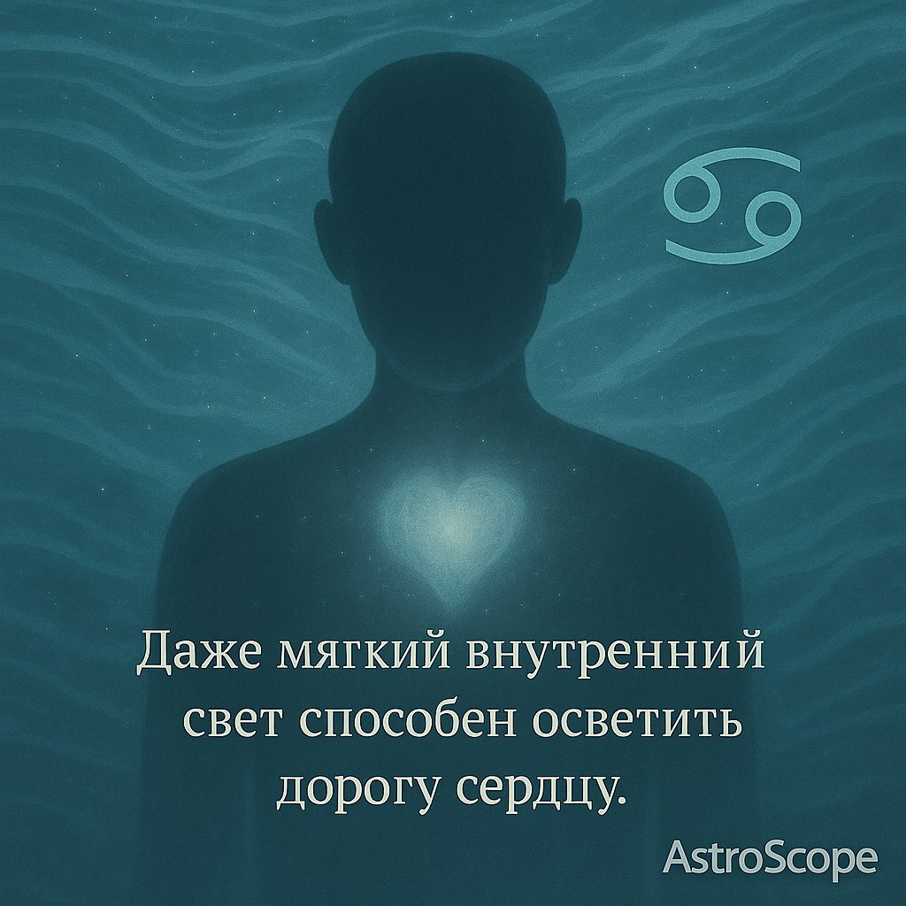 ♋ Рак — 1 декабря 2025 — Тихий огонь, который дарит уверенность