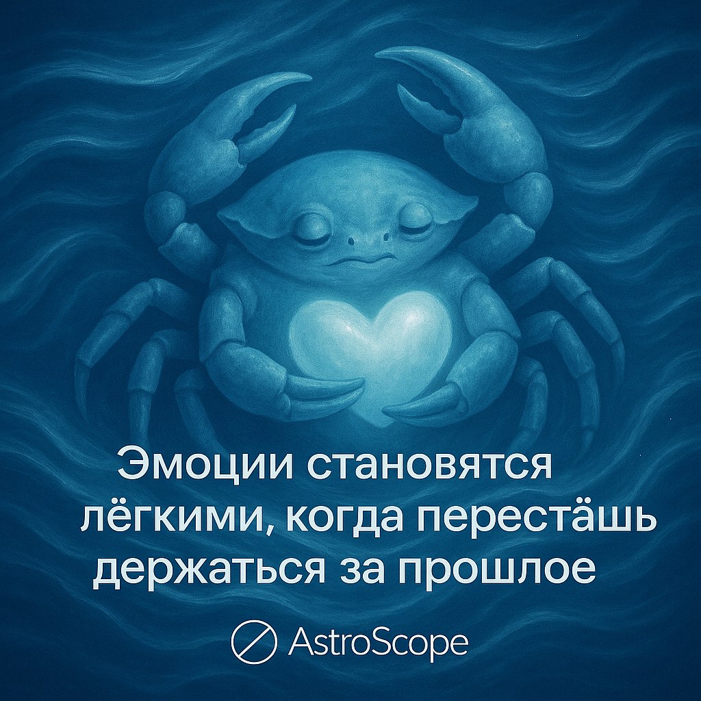 Рак — день эмоциональной чистоты и внутреннего облегчения