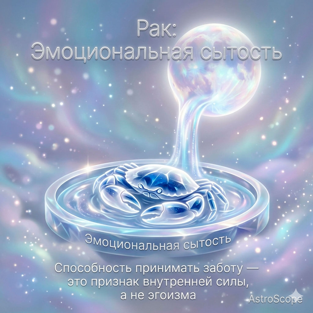 ♋ Рак, энергия 23 апреля: Эмоциональная сытость