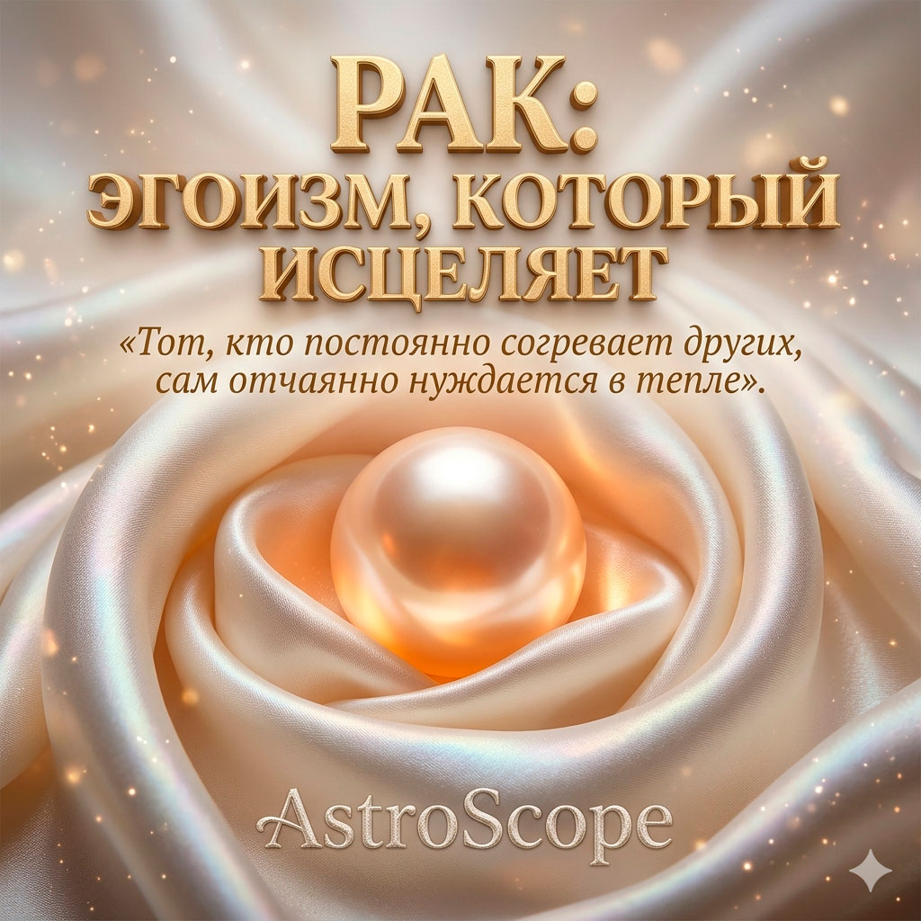♋ Рак, энергия 3 мая: Эгоизм, который исцеляет