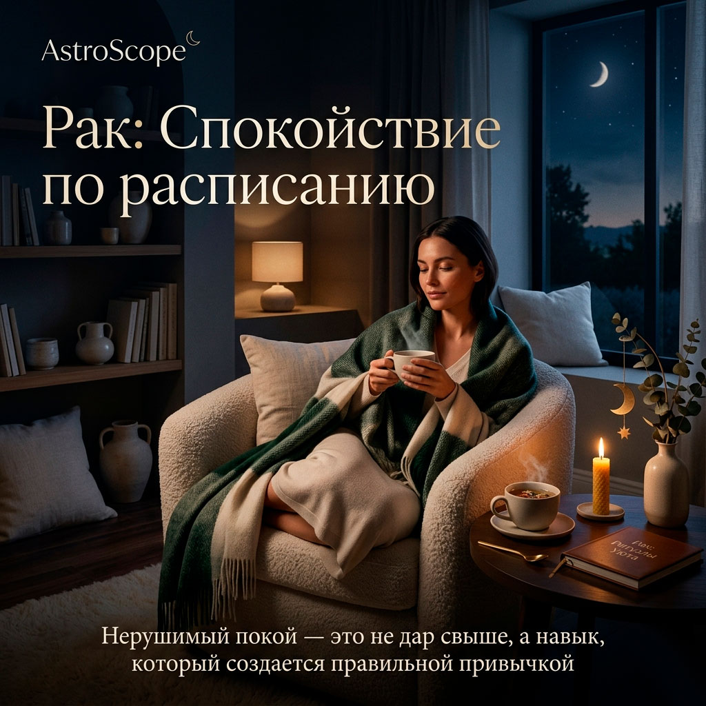 ♋ Рак, энергия 7 мая: Спокойствие по расписанию