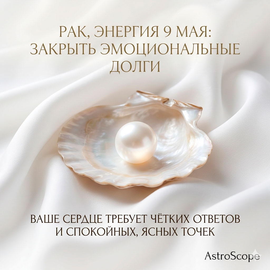♋ Рак, энергия 9 мая: Закрыть эмоциональные долги