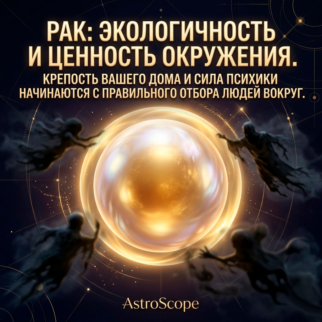♋ Рак, энергия 13 мая: Экологичность и ценность окружения