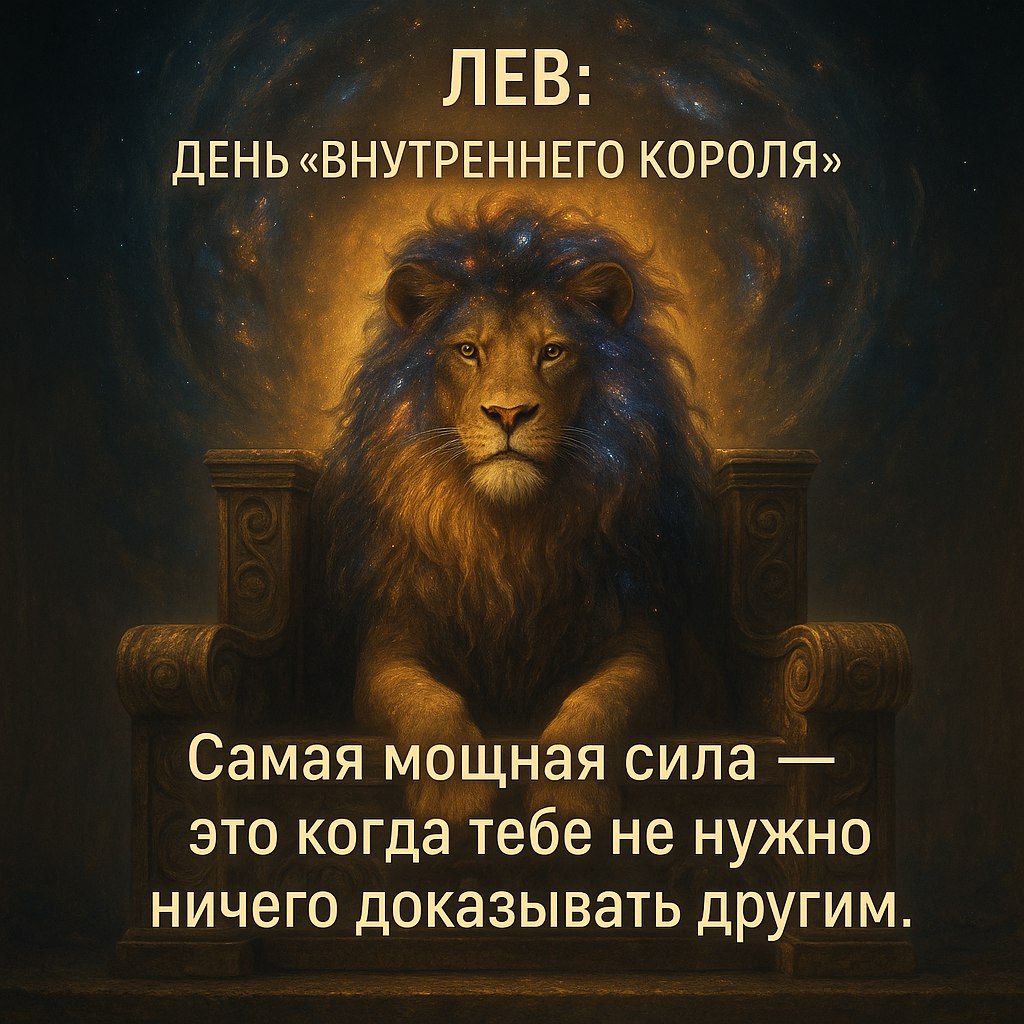 ♌ Лев: 29 января — день «внутреннего короля»