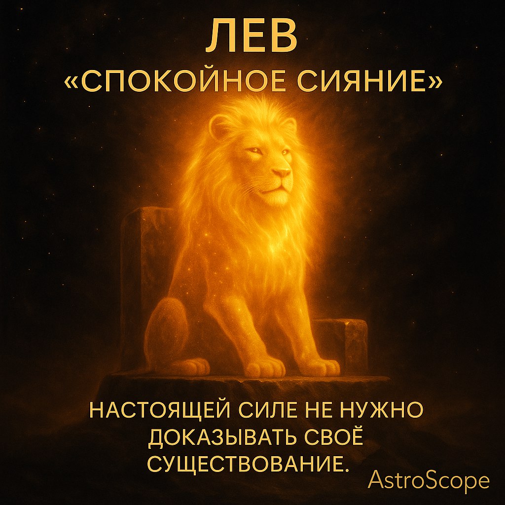 ♌ Лев: День «спокойного сияния»