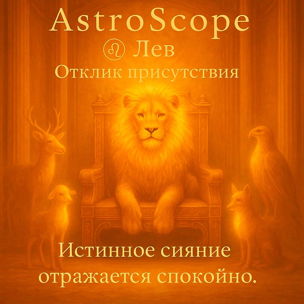 ♌ Лев: День отклика присутствия