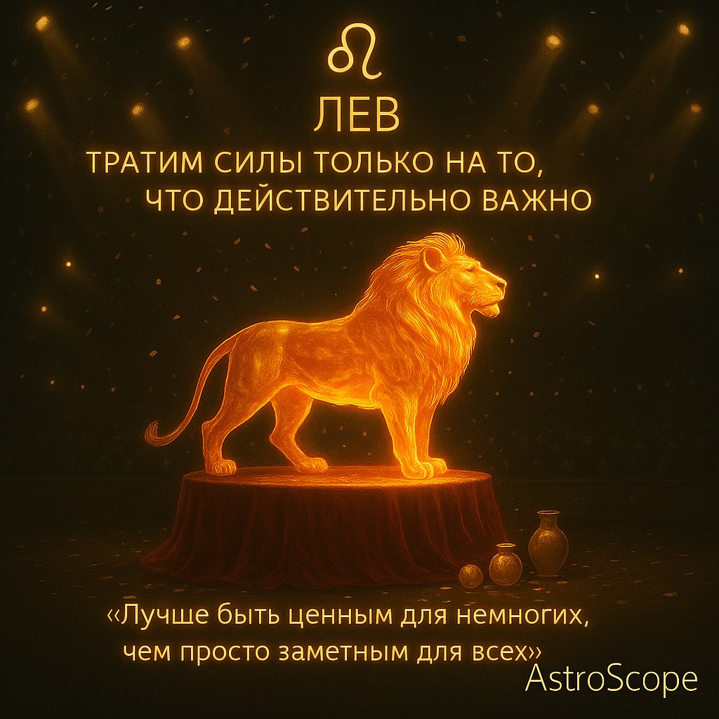 13 февраля ♌️ Лев: тратим силы только на то, что важно