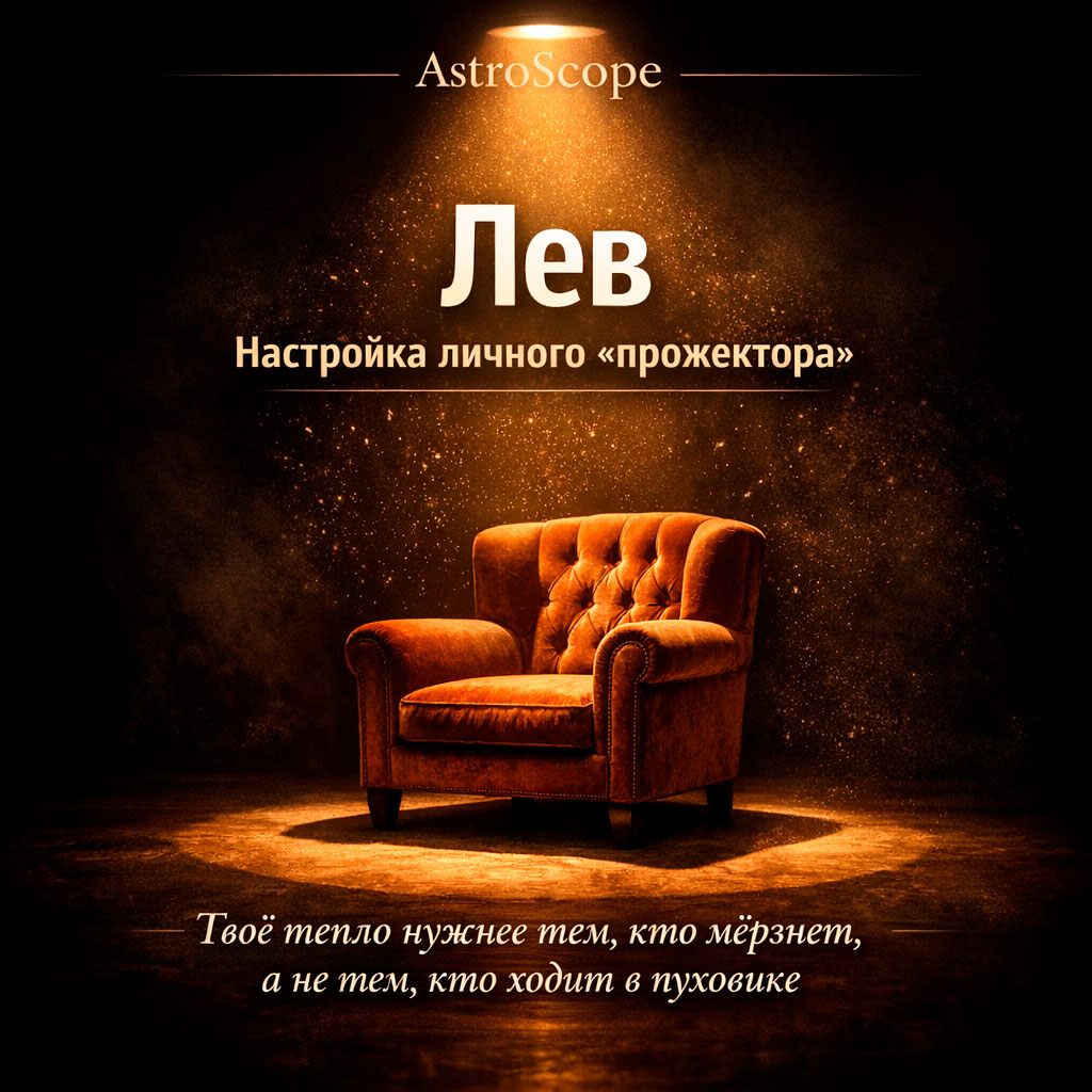 ♌ Лев 15 февраля: день настройки личного «прожектора»