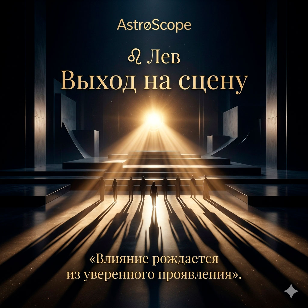 ♌ Лев 3 апреля: Выход на сцену