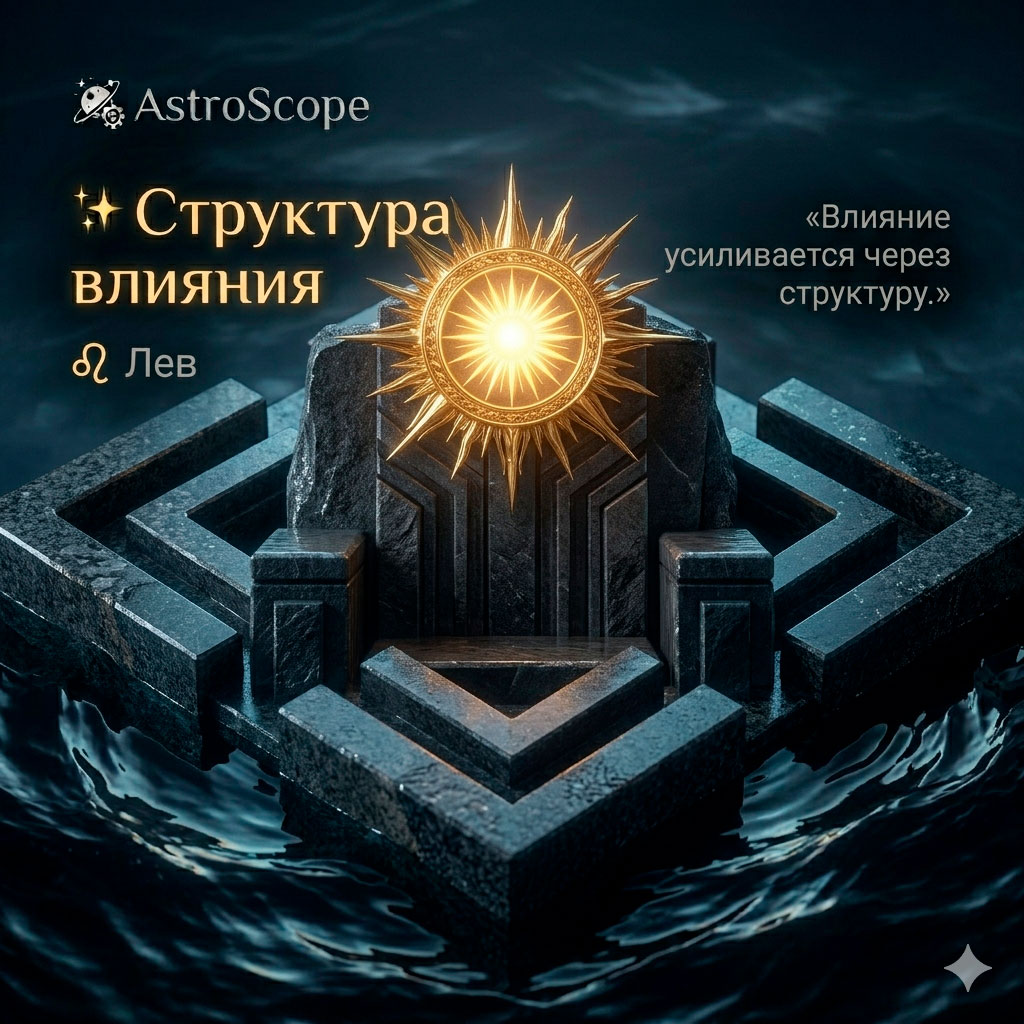 ♌ Лев 8 апреля: Структура влияния