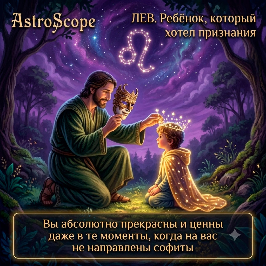 ♌ Лев, энергия 26 июня: Ребёнок, который хотел признания