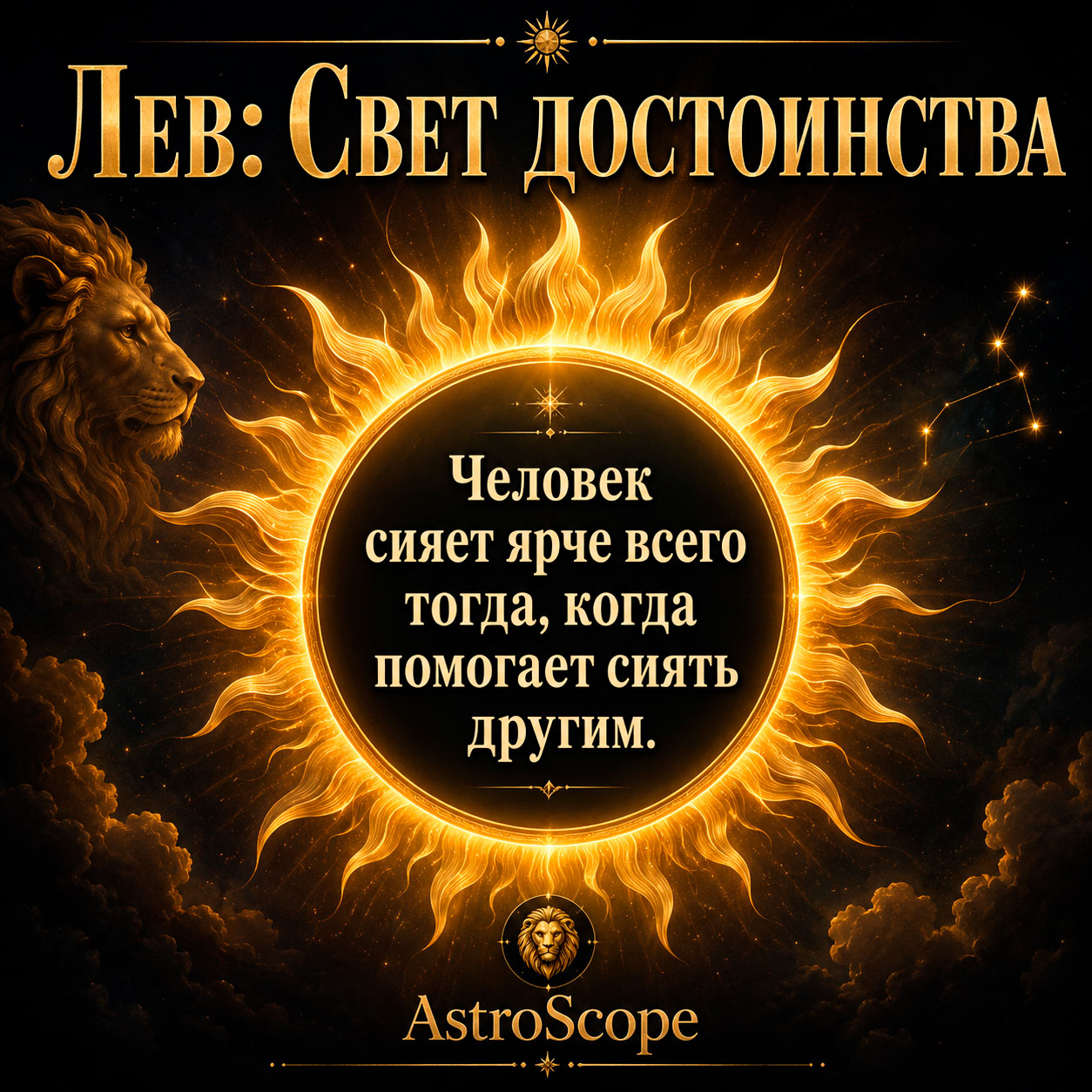 ♌ Лев, энергия 18 июля: Свет достоинства