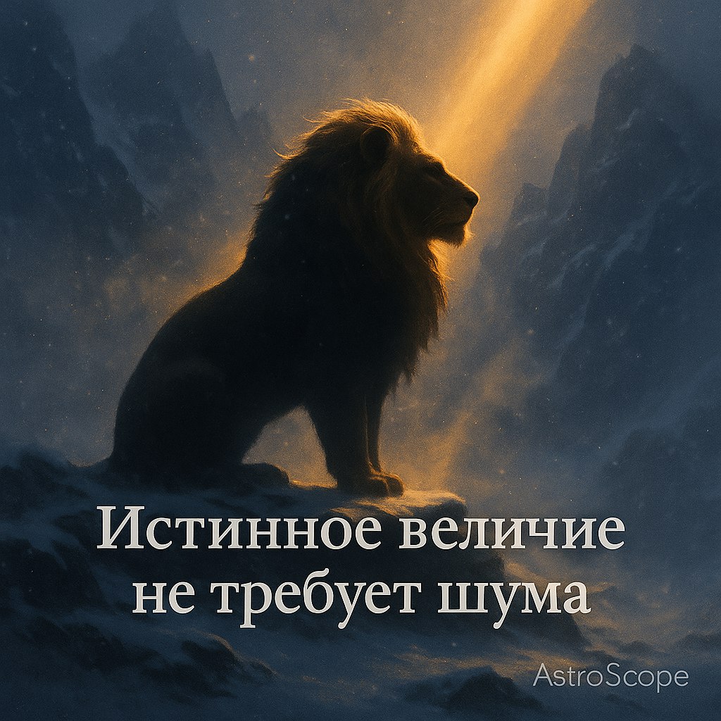 ♌ ЛЕВ — День тихого внутреннего величия