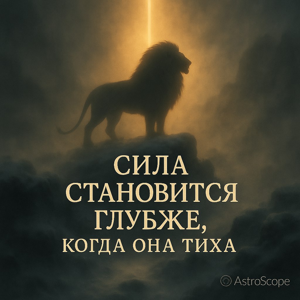 ♌ ЛЕВ — День фокусированного достоинства