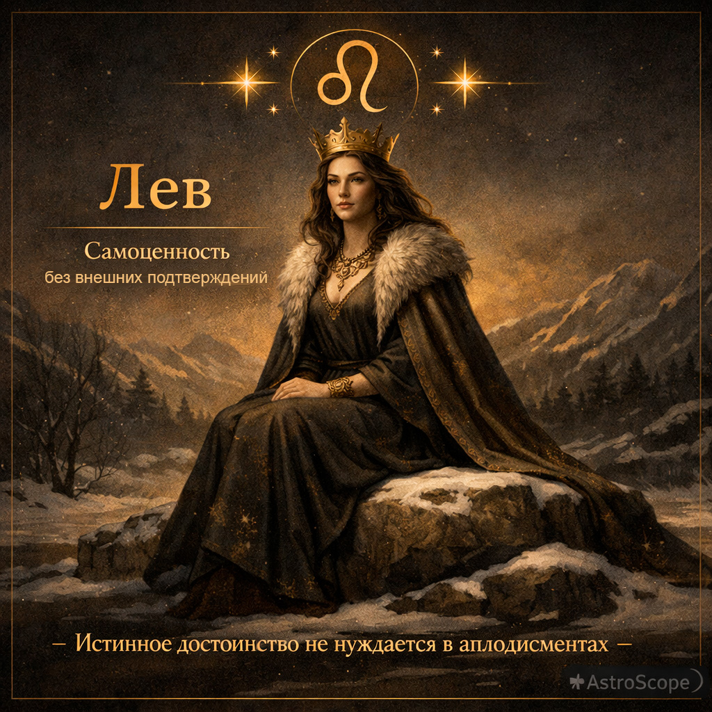 ♌ Лев — Самоценность без внешних подтверждений