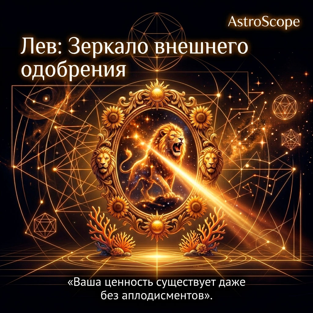 ♌ Лев, энергетика 1 июня: Зеркало внешнего одобрения