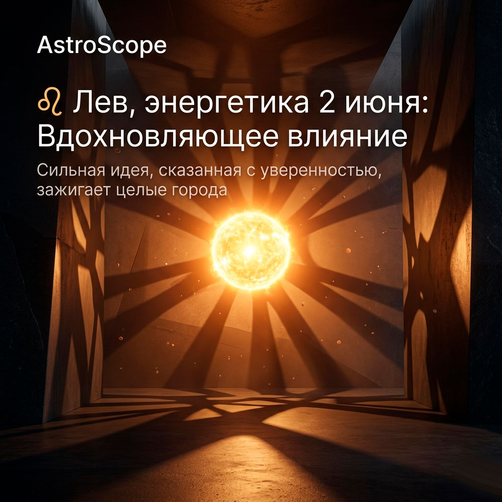 ♌ Лев, энергетика 2 июня: Вдохновляющее влияние