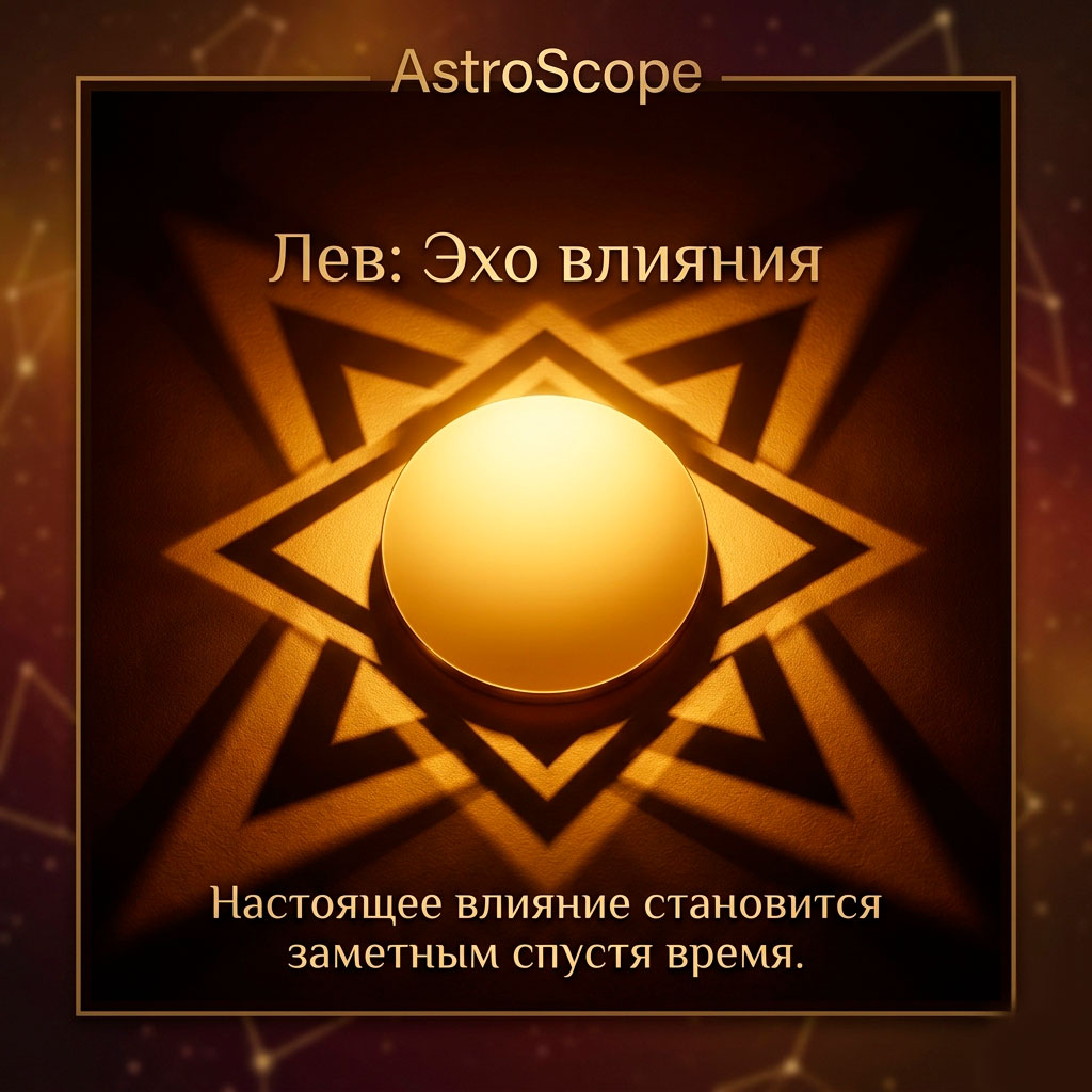 ♌ Лев, энергетика 5 июня: Эхо влияния