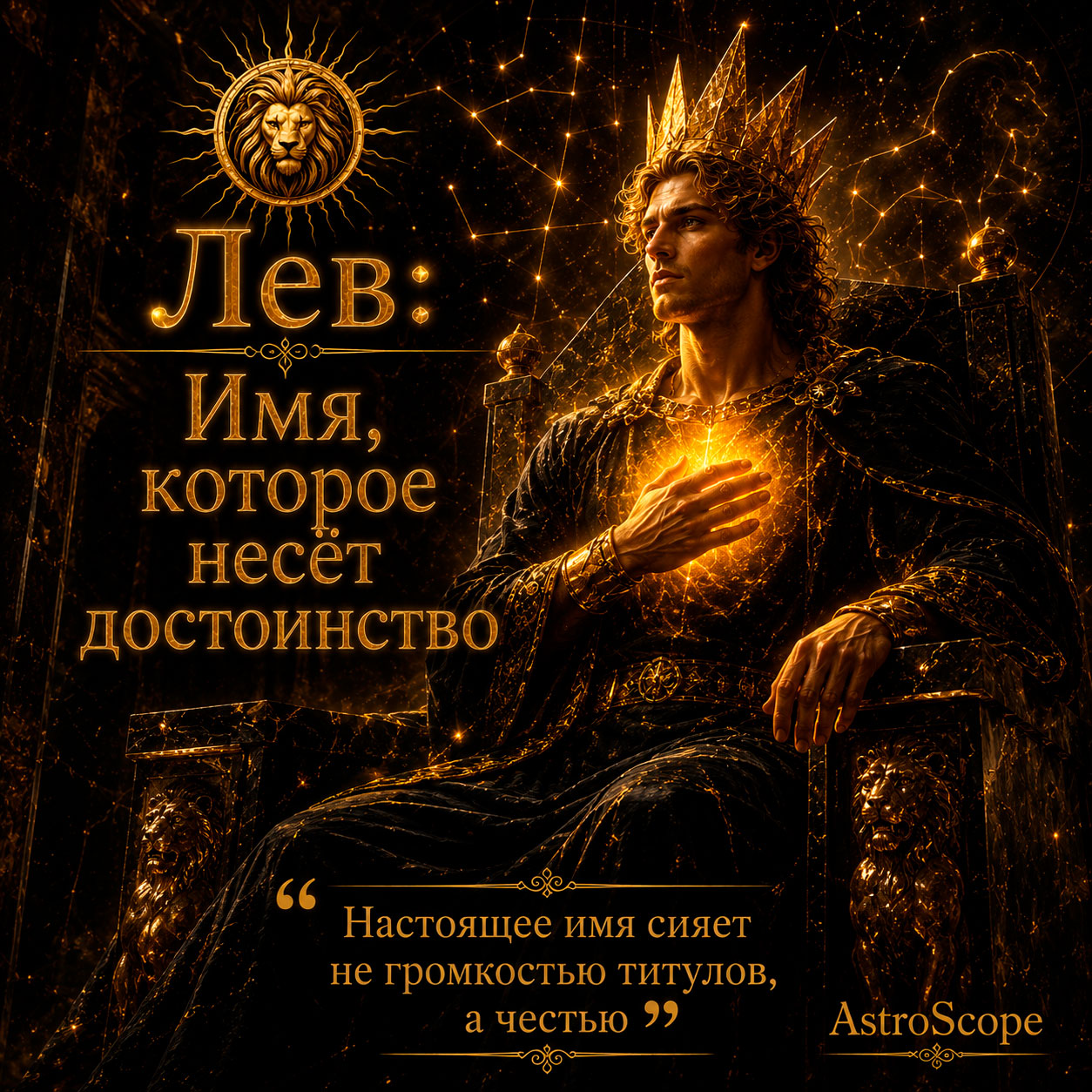 ♌ Лев, энергия 27 июля: Имя, которое несёт достоинство