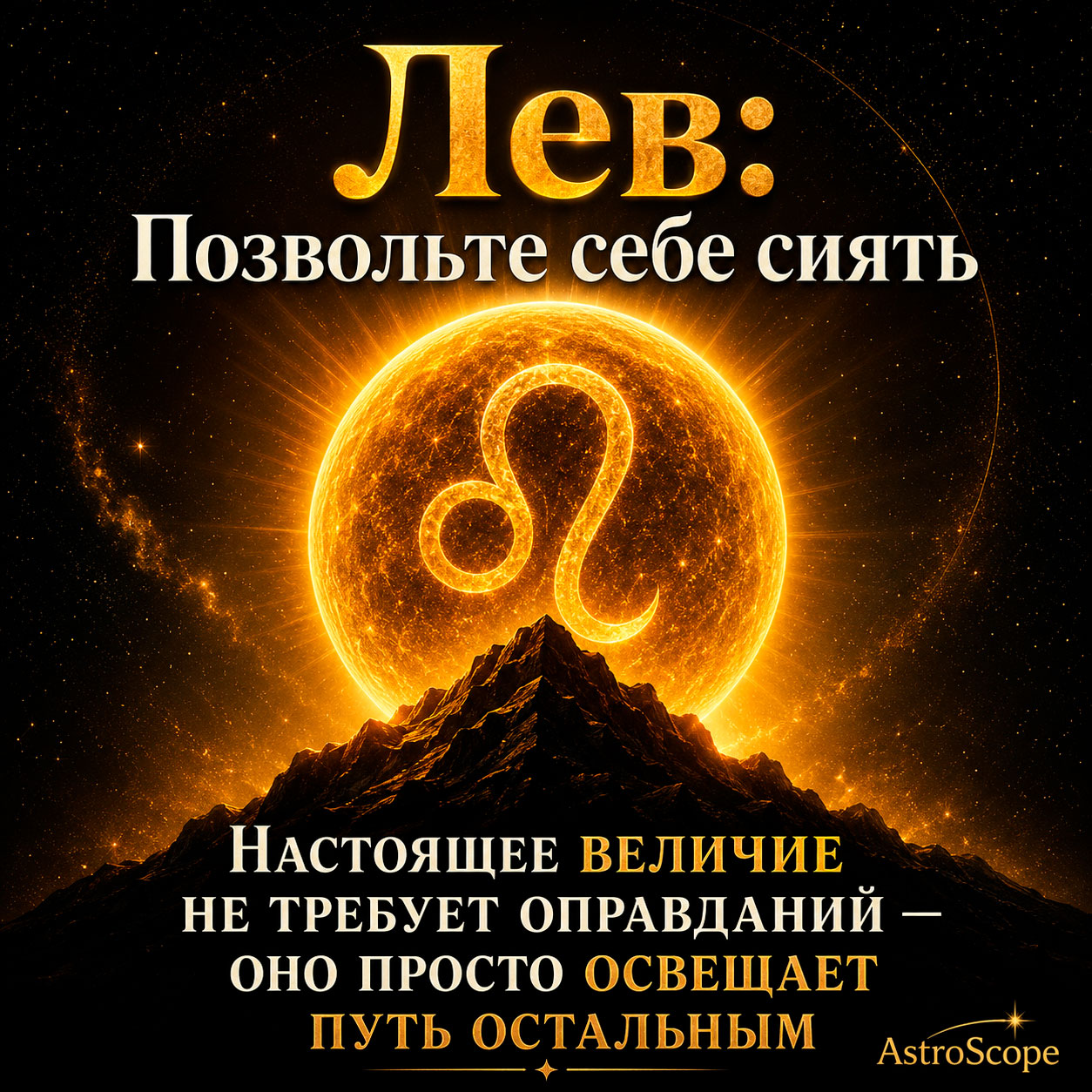 ♌ Лев, энергия 31 августа: Позвольте себе сиять